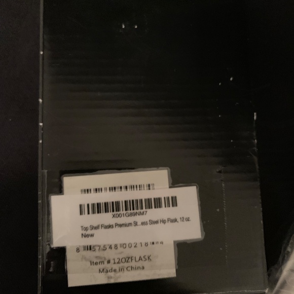 NWOT Top Shelf 12oz Stainless Steel Flask - Picture 10 of 16